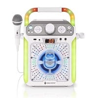Singing Machine SML682BTW Groove Cube Karaoke Play