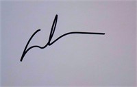 Star Wars George Lucas signature slip