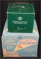 Vintage Dream Lite Swiss Music Box & Lite In Box