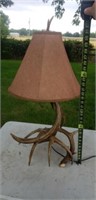 Resin Antler Table Lamp