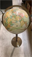 12 inch world globe by Globemaster on a 24 inch