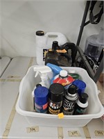 Lot of Cleaning Products/Oil/Insect Spray  Etc