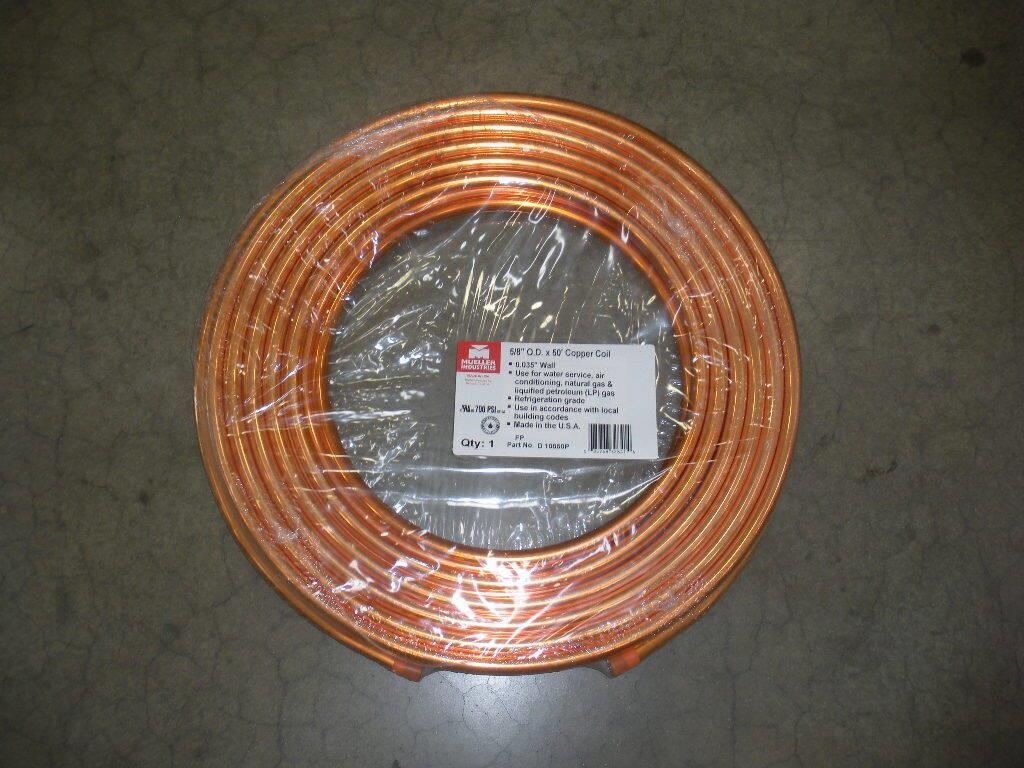 5/8 Copper Tubing - 50ft long