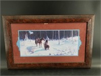 Old framed print NO SHIPPING