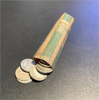 $5 ROLL OF SILVER DIMES 1964 AND OLDER