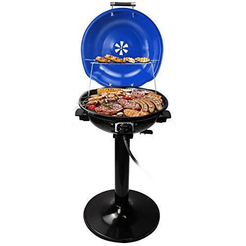 Electric BBQ Grill Techwood 15-Serving Indoor/Outd