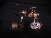 Lot of (4) Vintage Fishing Reels