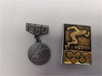 USSR Moscow Olympic Pins