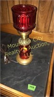 Red Moon and Stars lamp