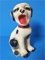 VERY CUTE AND OLD VTG POTTERY DALMATIAN DOG