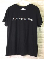 Large Adult Friends Logo Graphic Tee Shirt