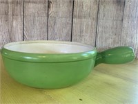 Vintage Cera Fire Skillet Fondue Ceramic Pan