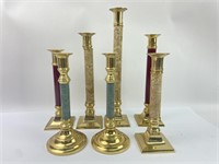 7pc Collection of Candlesticks Sets