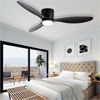 GESUM Ceiling Fan with Light, 42" Low Profile