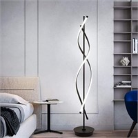 40W LED Floor Lamp Remote Control Dimmable Spiral