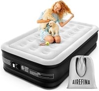 Airefina Comfort Air Mattress Twin with Built-in