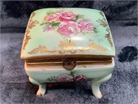 Antique Porcelain Trinket Box