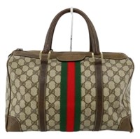 Gucci GG Supreme Sherry Line Boston Bag
