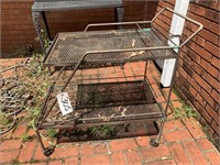 Rolling Cart (Wrought Iron)