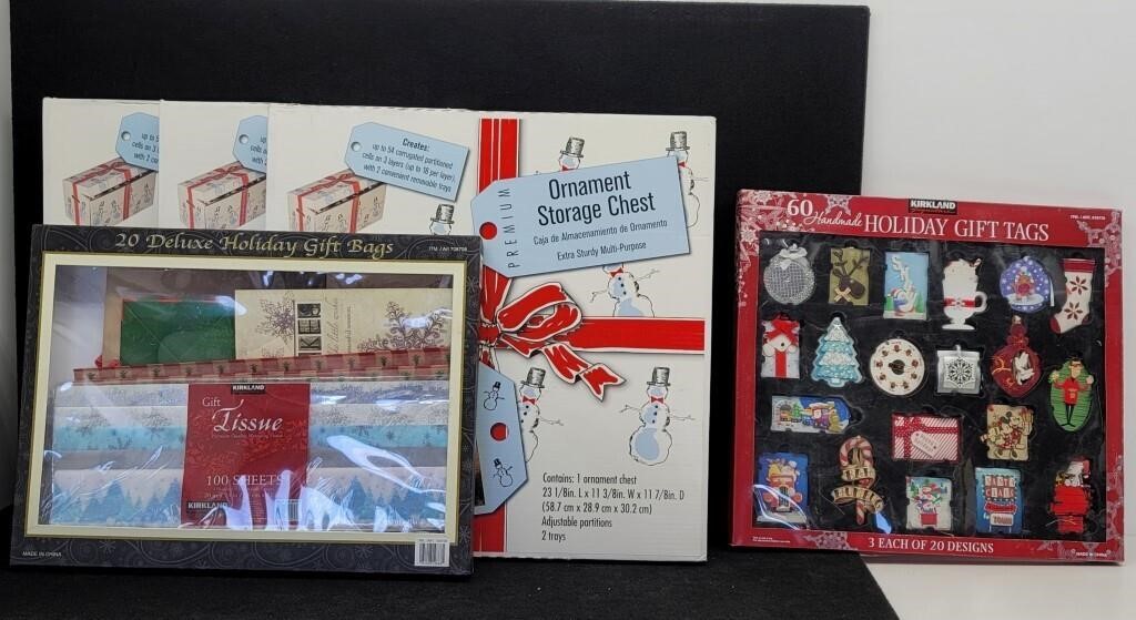 Christmas Gift Tags, Ornament Storage Chest & ...
