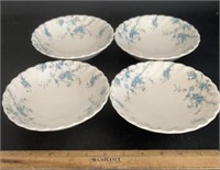 (4)DESSERT BOWLS-MYOTT/FINE SHAFFORDSHIRE WARE/