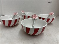 Ice Cream Matching Bowls & Spoons