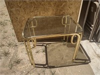 Glass End Table