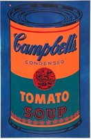 Andy Warhol Campbells Soup Navy Lithograph
