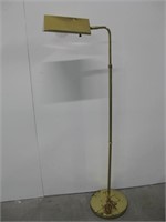Adjustable Height Brass Floor Lamp Works