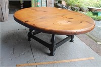 Oval Pine Table