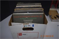 Box of records. Mostly Classical