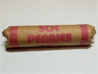 OF) roll of wheat pennies