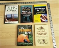 Camping Books Lot, Survival, Wilderness