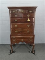 Antique 2 Piece Highboy Chest