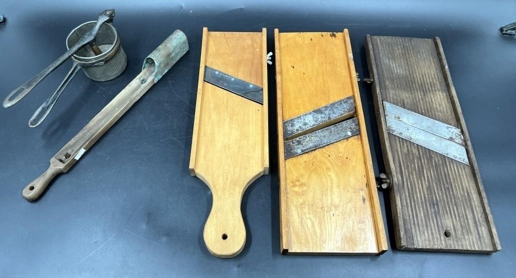 Vintage Kitchen Tools - Cabbage Slicers +