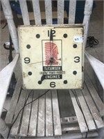 Vintage Tecumseh Clock (Damage) ~ Funnel & Lant