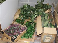 Five Boxes of a Variety Artificial Foliage