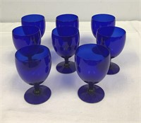 Libby Cobalt Blue Goblets