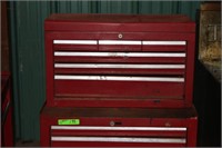 Red Double Tool Box - "Unitool"