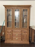 Large Wooden Dishware Cabinet