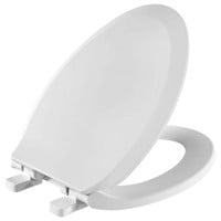 Cadet Slow Close Elongated Toilet Seat in White