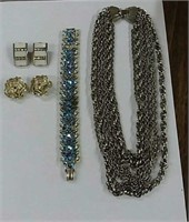 Kramer Necklace and Earrings,Bracelet