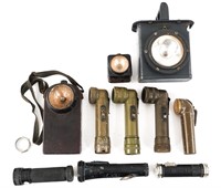 WWII - COLD WAR US ARMY / NAVY FLASHLIGHTS