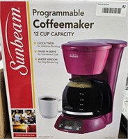 Sunbeam Coffeemaker NIB 12 Cup Programmable