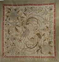112H c.1900 Framed Batik Textile