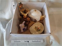 Box Lot - Porcelain & Pottery Collectibles