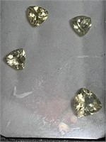 (4) Large Trillion Cut Gems