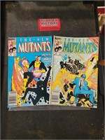 Pair of Marvel The New Mutants Comics