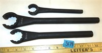 Vintage SNAP-ON Flare Nut Hydraulic Line Wrenches