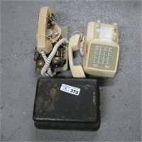 Box Lot of Telephone Parts - As Is